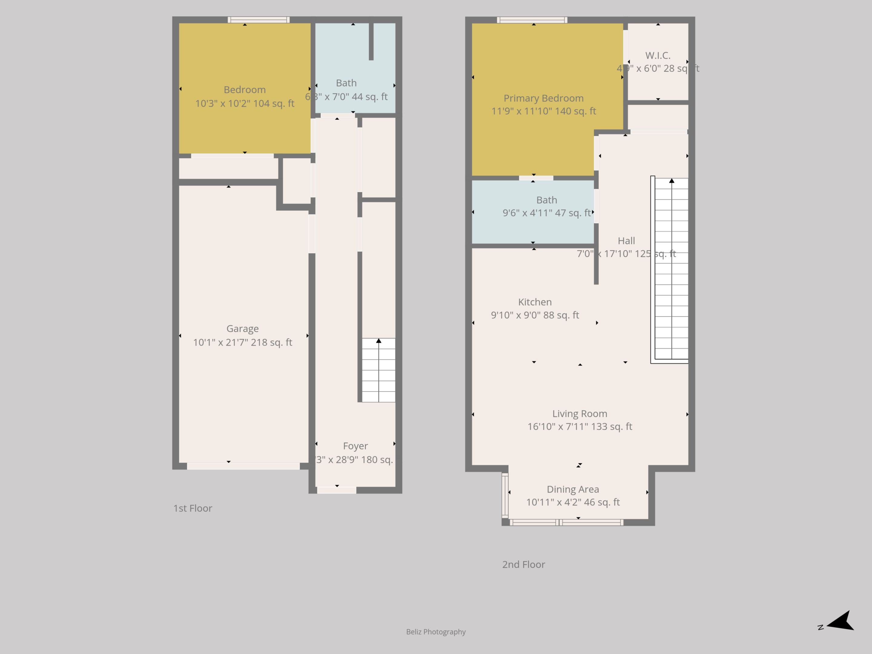 The Towns On Elm - Floorplan - 2Bed 2Bath Residential C Building - Kennewick Washington