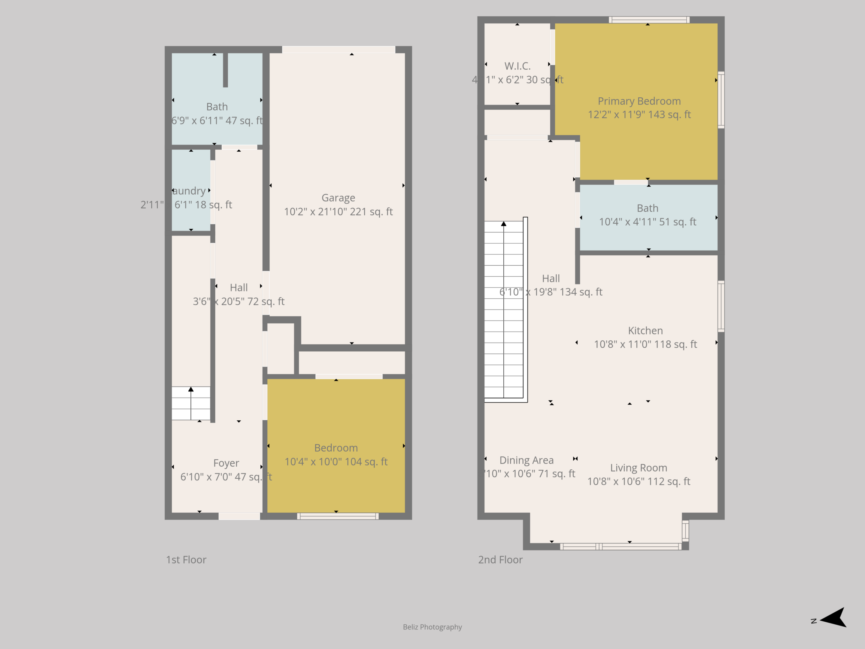 The Towns On Elm - Floorplan - 2Bed 2Bath Residential D Building - Kennewick Washington