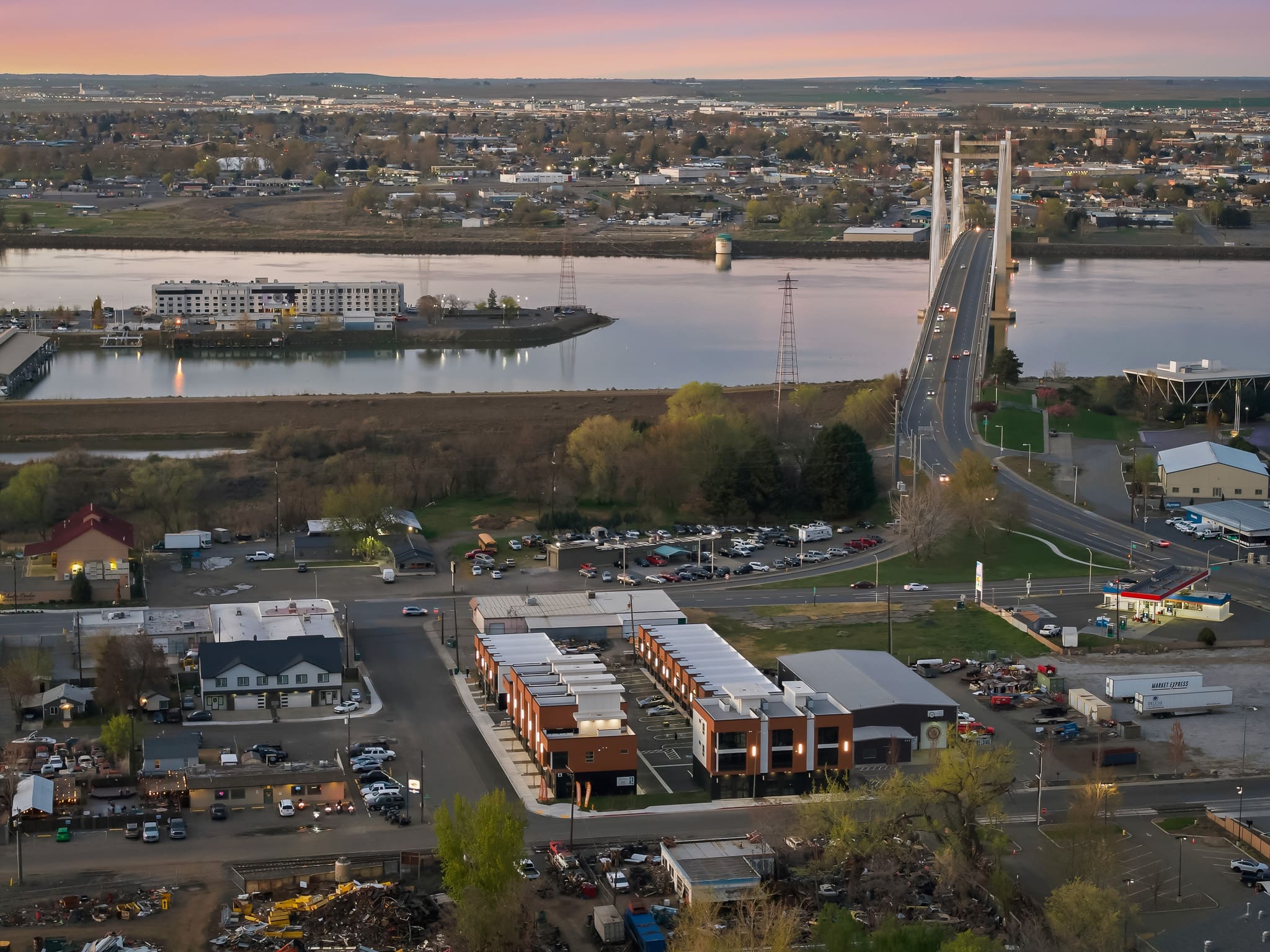 The Towns On Elm - Aerial View - Kennewick Washington