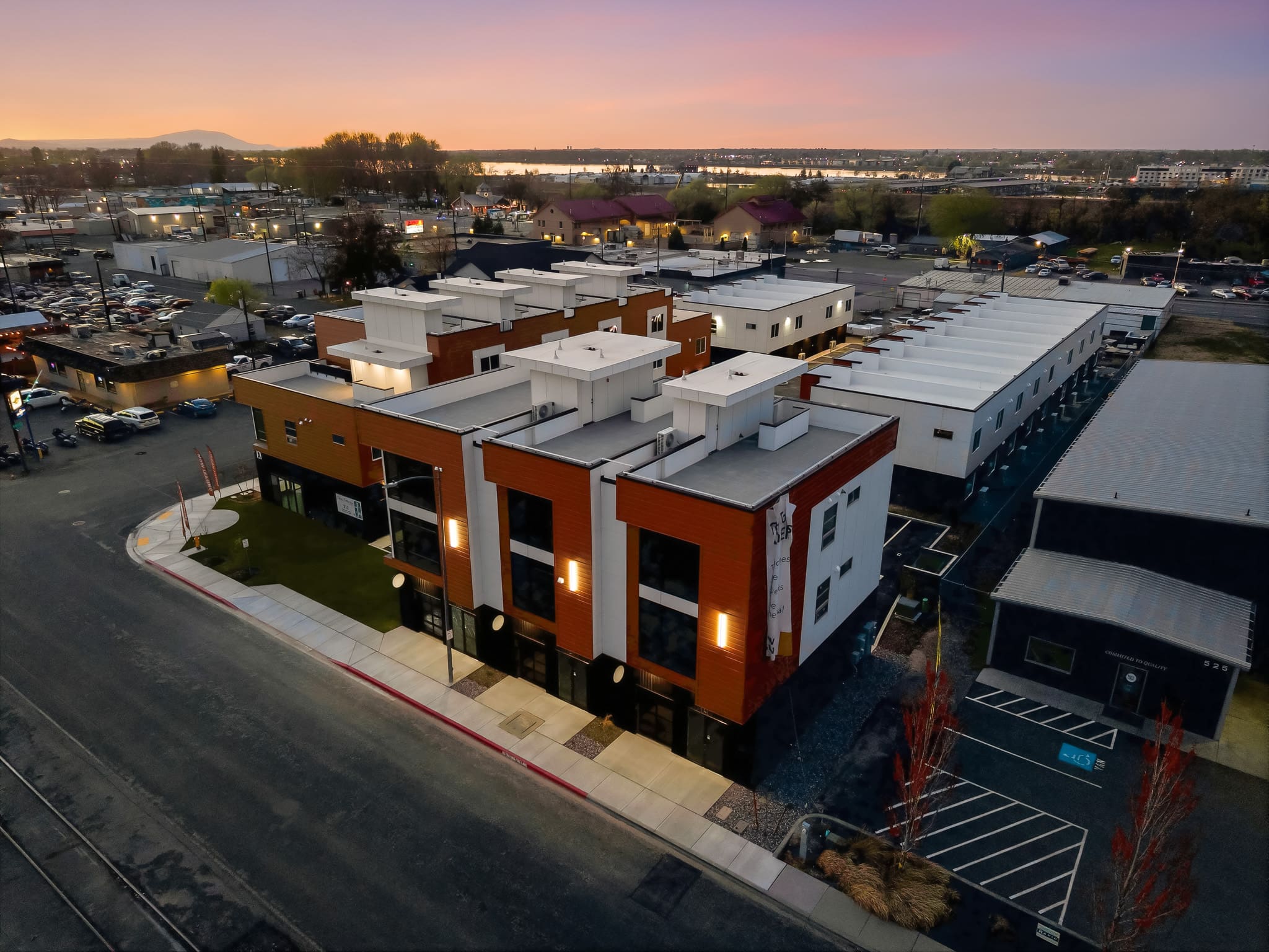 The Towns On Elm - Aerial View - Kennewick Washington