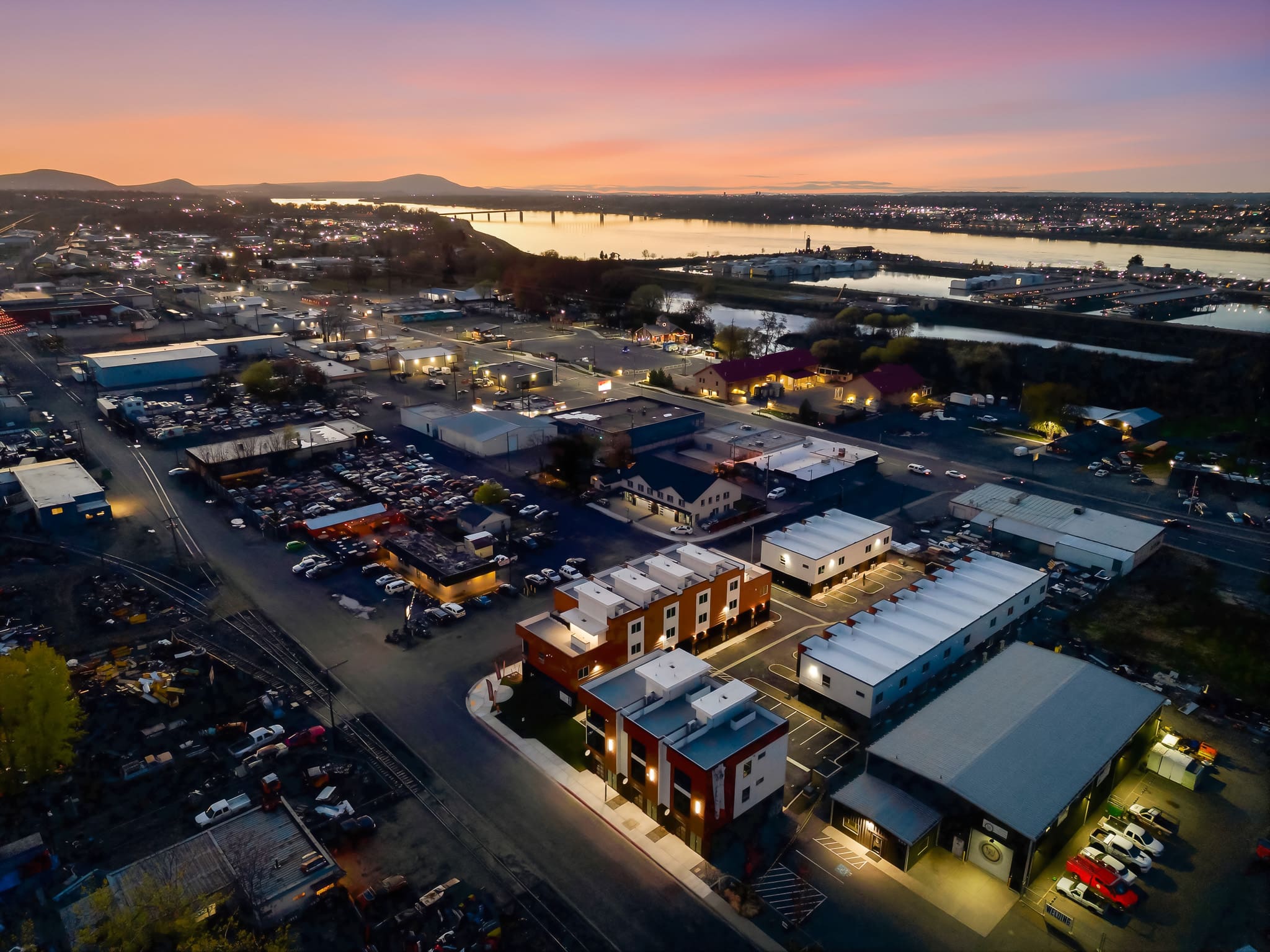 The Towns On Elm - Aerial View - Kennewick Washington