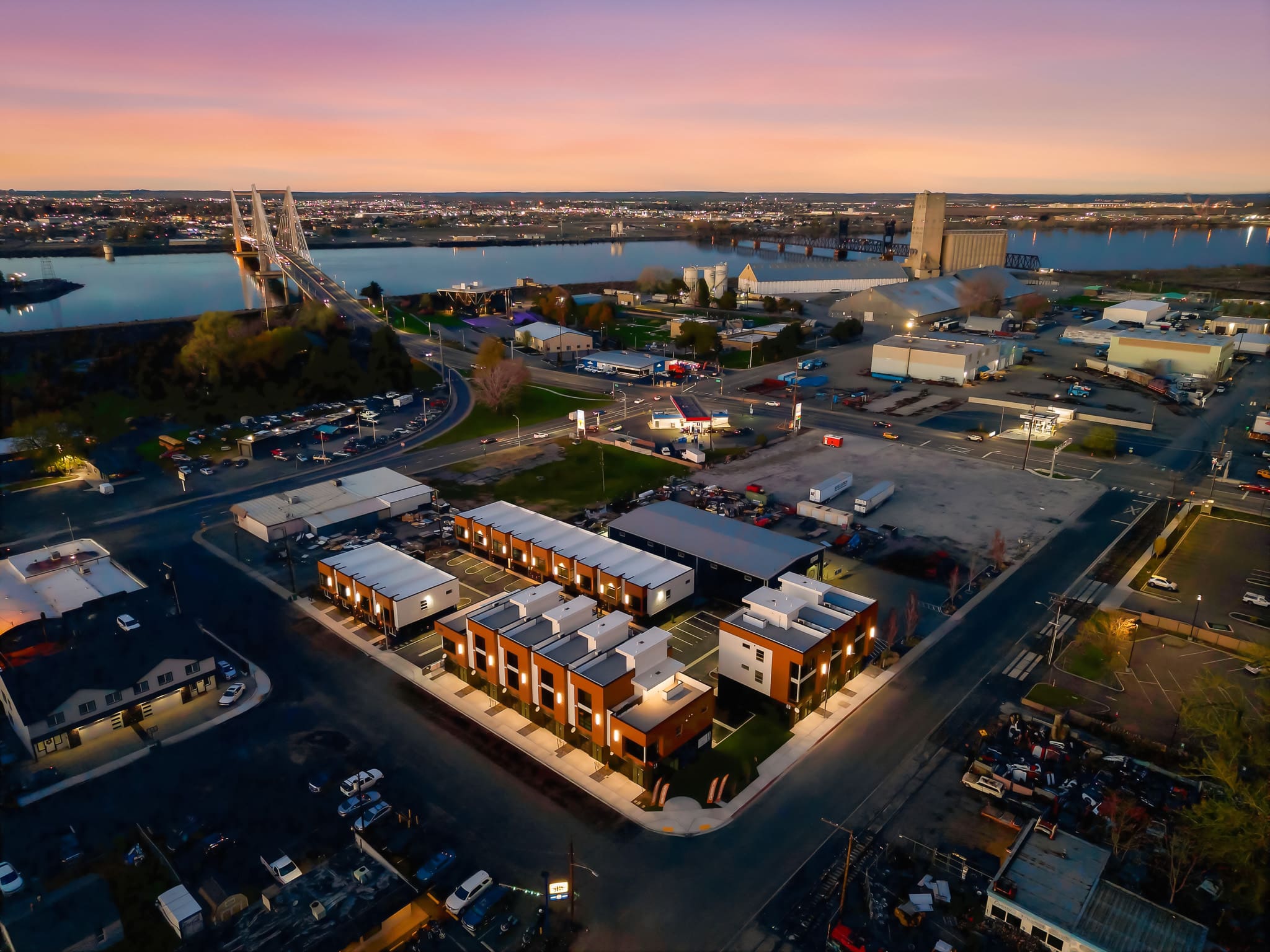 The Towns On Elm - Aerial View - Kennewick Washington
