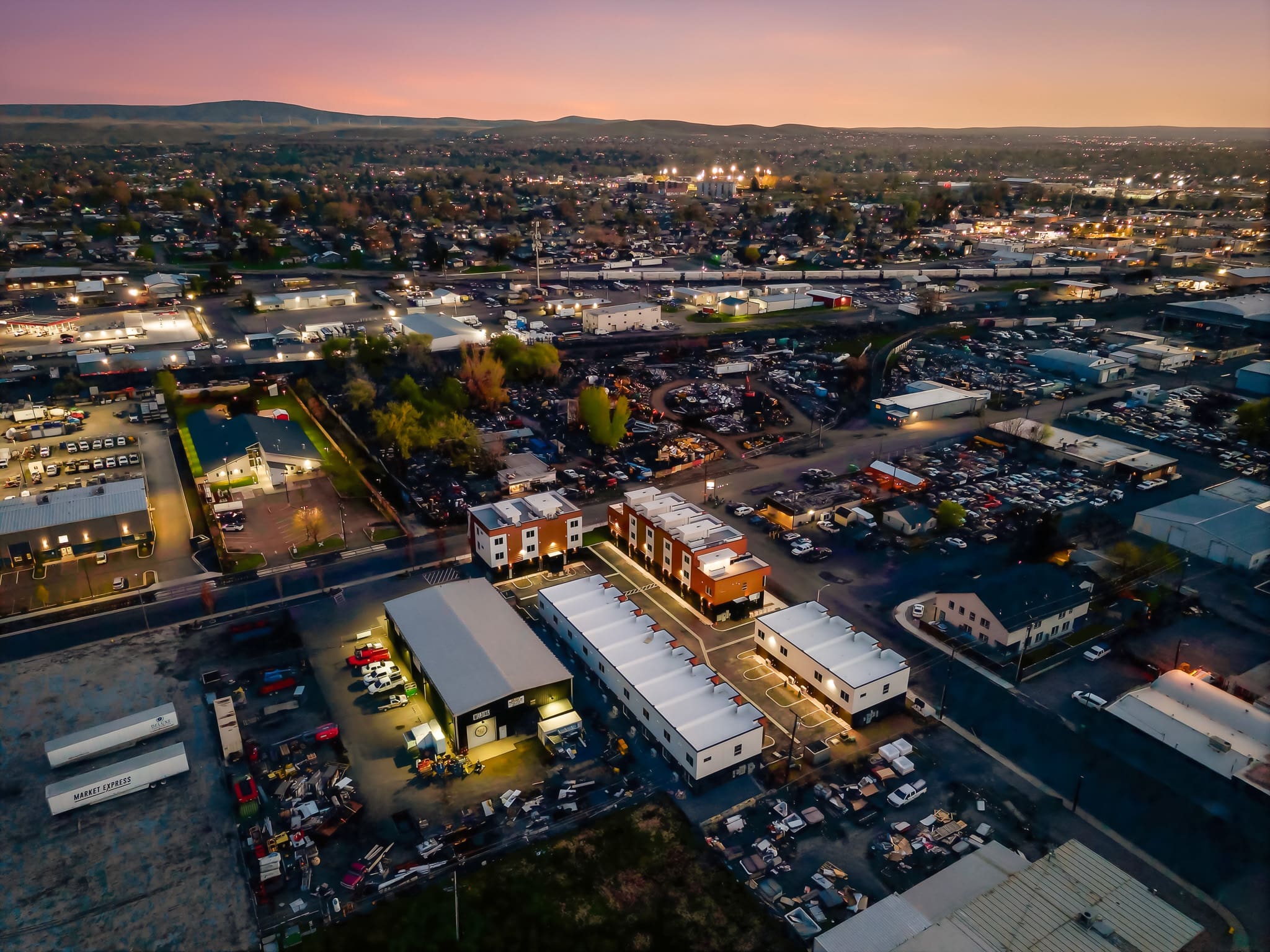 The Towns On Elm - Aerial View - Kennewick Washington