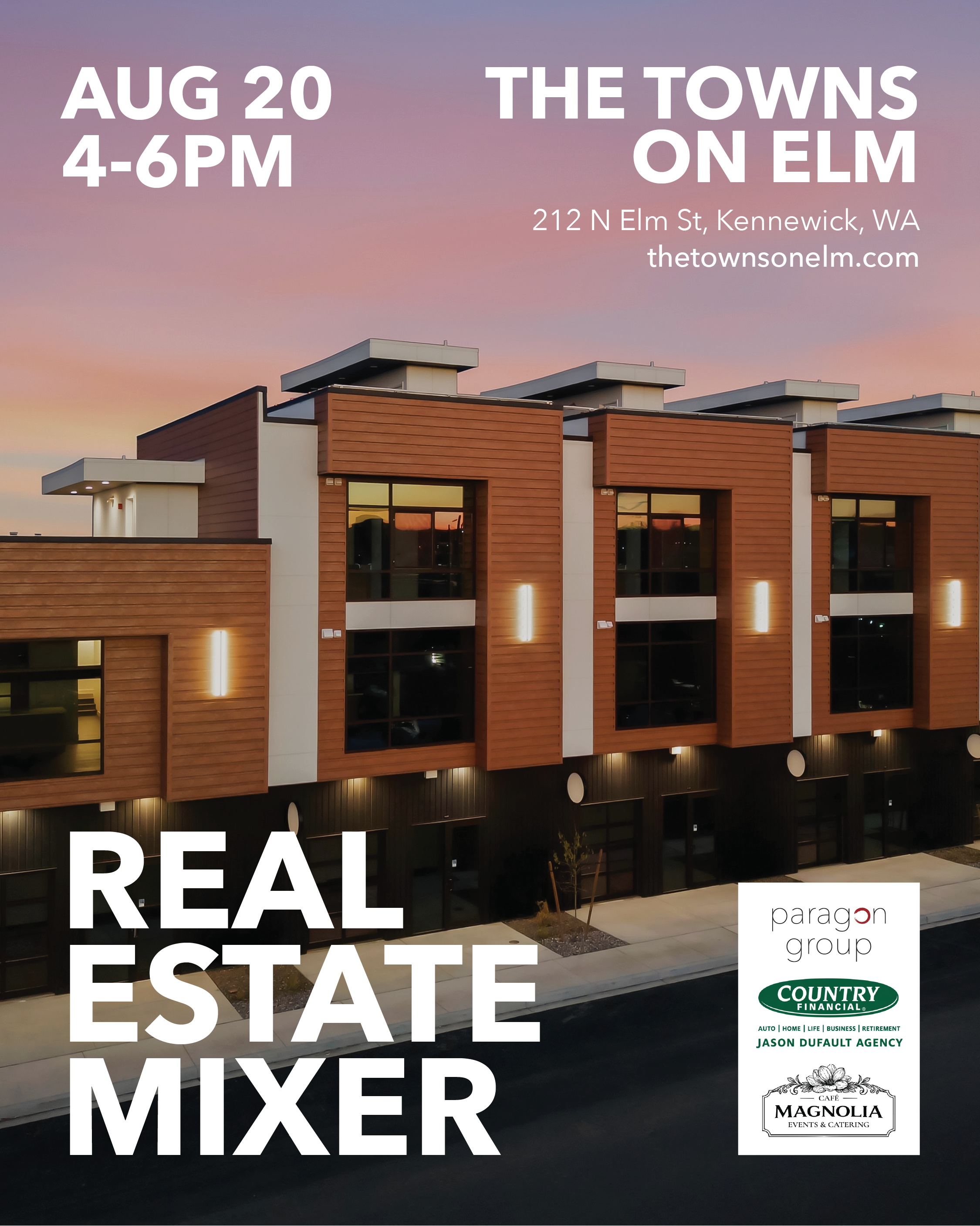 The Towns On Elm - Events - Real Estate Mixer